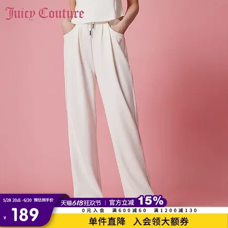 Juicy Couture橘滋春夏新款休闲裤长裤直筒裤休闲通勤百搭女商品大图