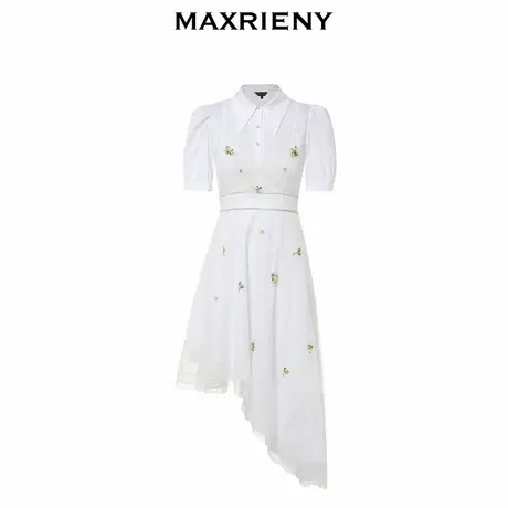 【奥莱】MAXRIENYpolo领假连衣裙衬衫裙夏商品大图