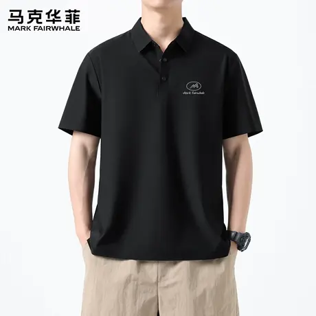 马克华菲polo衫男短袖夏季2025新款男士t恤男款翻领上衣男生半袖X图片