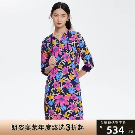 LANCY/朗姿连衣裙子女新款商场同款专柜正品中长款裙子商品大图