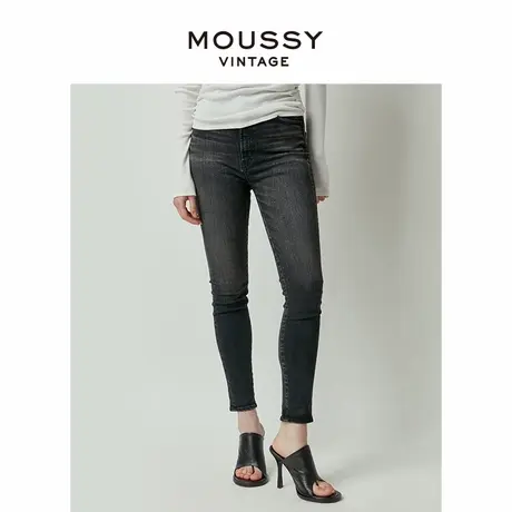 MOUSSY VINATGE 夏季修身弹性水洗显瘦牛仔裤女025EAC12-2210商品大图