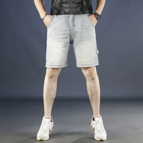 2025夏季新款男士牛仔短裤商品大图