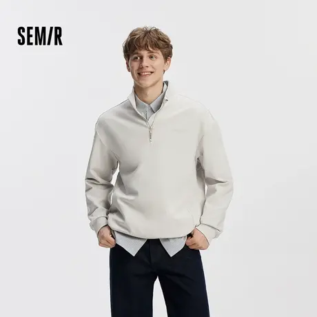 森柔棉|商场同款森马XCNSPACE航天合作系列卫衣男2025秋新款上衣图片