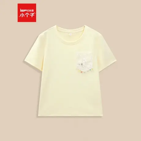 IEF/爱依服T恤2025夏季新款韩版时尚小众设计感通勤气质百搭上衣图片