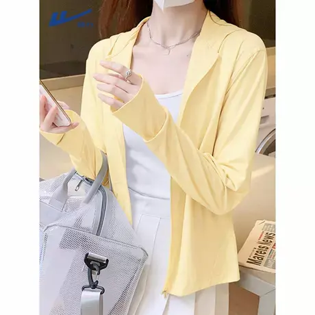 回力防晒衣女2025新款夏季薄款外套小个子连帽冰丝透气防晒服薄A商品大图