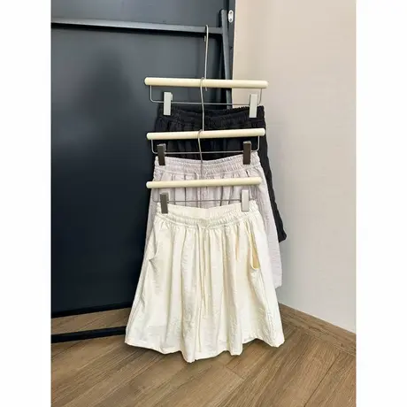 复古chic港味阔腿工装短裤女夏季韩版高腰宽松休闲运动沙滩热裤潮商品大图