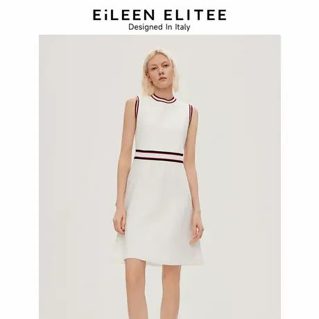 【意大利设计】朗姿法式针织无袖裙子女2024夏季新款高级感连衣裙商品大图