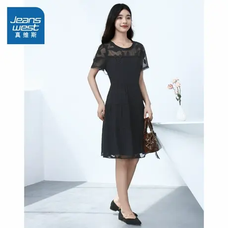 G8真维斯2025夏季新款时尚百搭女装连衣裙休闲可爱潮流女生裙装商品大图