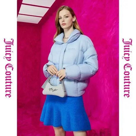 Juicy Couture橘滋春夏新款保暖外套休闲时尚90白鸭绒轻羽绒服女商品大图