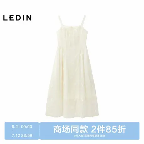 【商场同款】乐町连衣裙女2025年夏季新款千金吊带裙子C1FAF2722商品大图