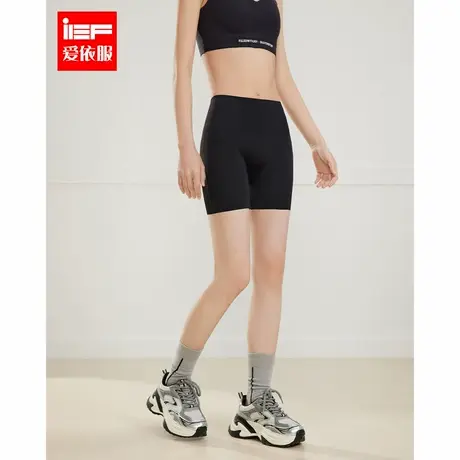IEF/爱依服打底裤2025夏季新款韩版简约透气百搭弹性三分鲨鱼裤商品大图