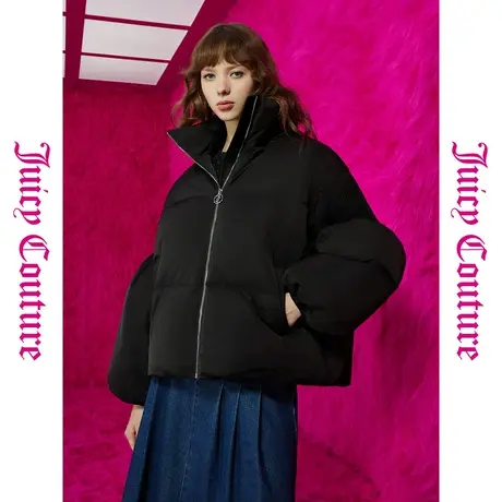 Juicy Couture橘滋春夏新款女装上衣外套90白鸭绒灯笼袖羽绒服女商品大图