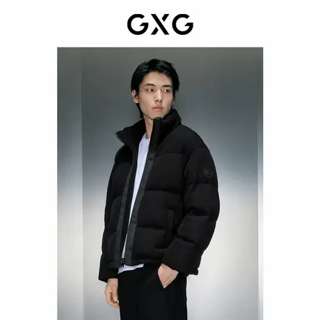 GXG男装肌理立领短款羽绒服 23年冬季新品GEX1D2528964图片