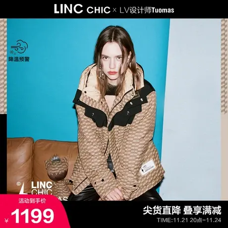 LINCCHIC金羽杰羽绒服女设计师联名X胶囊系列派克羽绒服N22802505图片