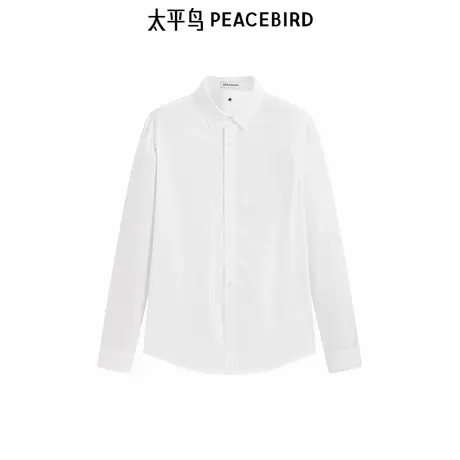 【商场同款】太平鸟男装 休闲衬衫全棉免烫衬衫男士衬衫B1CAF1E10商品大图