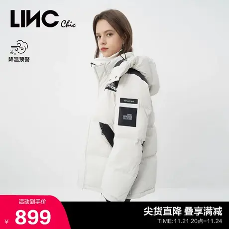 LINCCHIC金羽杰羽绒服男女同款面包服短款羽绒服女冬季N22802203图片