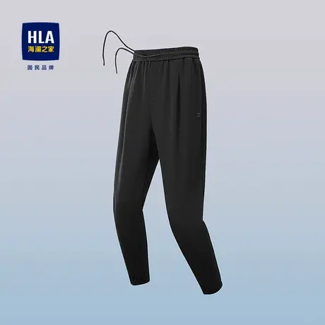 HLA/海澜之家综训运动sportsday卫裤2025春夏新印花时尚休闲裤男(图片