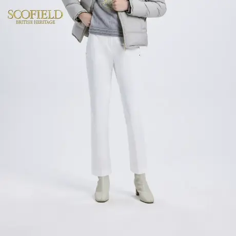 Scofield女装优雅气质西装裤高腰直筒休闲长裤子秋季裤子图片