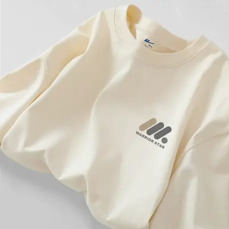 回力短袖t恤男款夏季2025新款男士纯棉半袖上衣青少年体恤衫大码K商品大图