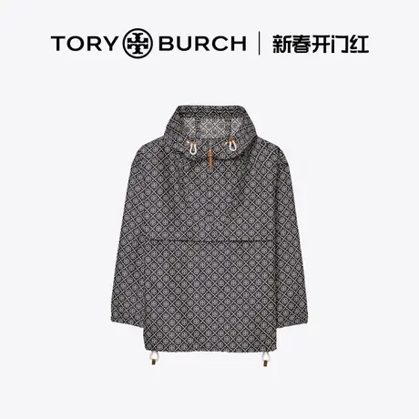 TORY BURCH 汤丽柏琦 运动系列T MONOGRAM运动提花连帽外套116092商品大图