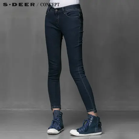 S·DEER＼CONCEPT【上新】圣迪奥女秋装时尚修身小脚长裤5180827图片