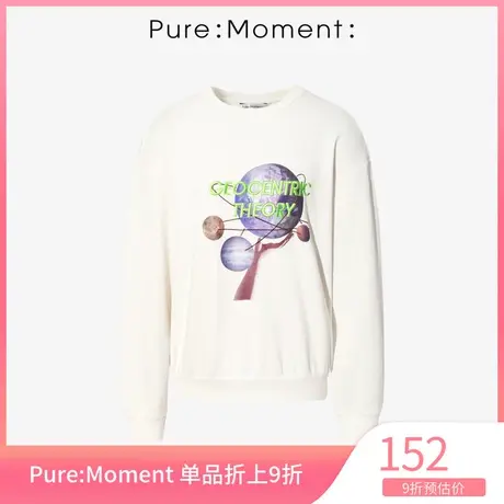 Pure:🙋Moment/🙌卫衣21圆领女士上衣4A9100421图片