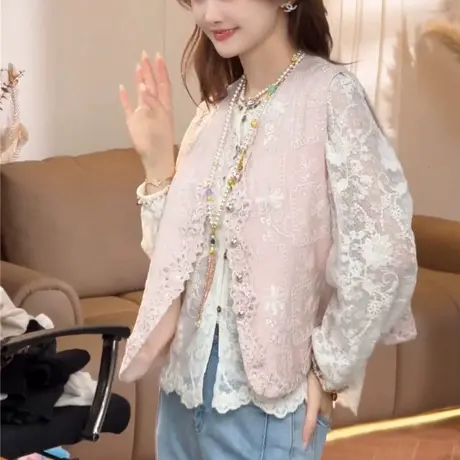 新中式国风马甲女短款春季2025新款高级感洋气小个子背心坎肩外穿商品大图