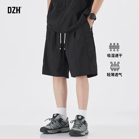 男生速干短裤男运动夏外穿轻薄五分裤休闲宽松2025新款半截裤百搭图片