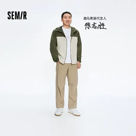 森柔棉|商场同款森马短袖T恤男2025新款夏装质感字母印花上衣百搭图片