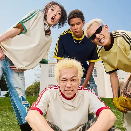 Nuthink美式复古三条杠短袖T恤潮牌半袖凉感速干男女2025夏季新款图片