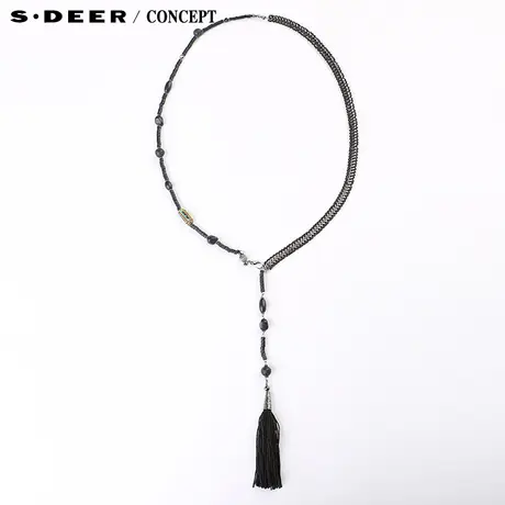 【新品】sdeer圣迪奥专柜正品女装复古编织吊坠腰带S15384461图片