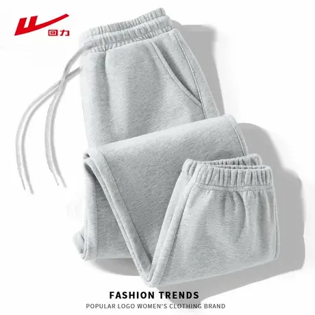 ZH回力运动长裤女2025新款夏季慵懒时尚休闲大方修身收脚裤子女商品大图