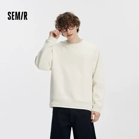 森柔棉|商场同款森马XCNSPACE航天合作卫衣男假两件秋装2025新款图片