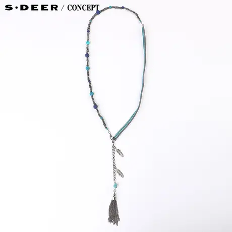 【新品】sdeer圣迪奥专柜正品女装唯美串珠编织腰链S15384459图片