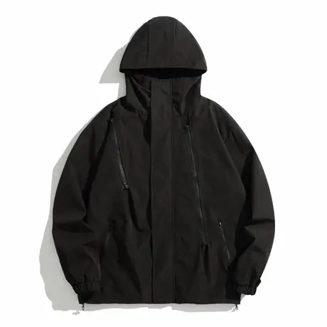 户外冲锋衣外套男女士2024春秋季新款三防夹克运动宽松潮流登山服图片