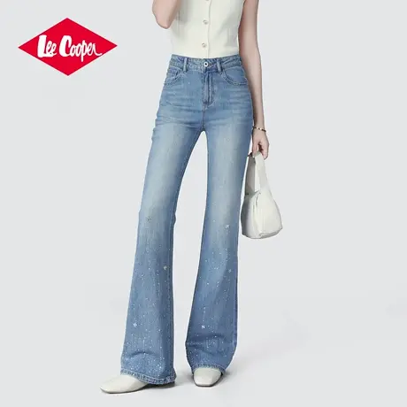 Lee Cooper/李库珀 夏季透气直筒牛仔裤女2025复古百搭ins潮长裤图片