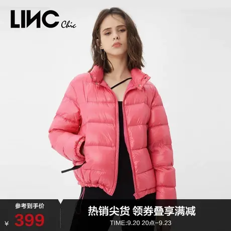 LINCCHIC金羽杰羽绒服女软糯短款轻薄羽绒服女冬季外套Y21801131Y图片