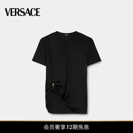 【春夏新品】VERSACE/范思哲 女士Safety Pin垂坠T恤图片