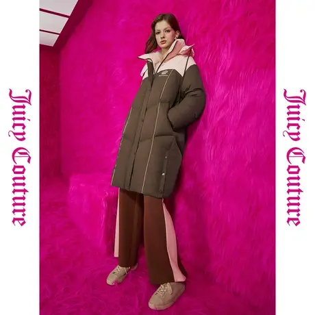 Juicy Couture橘滋春夏新款美拉德女装上衣外套90白鸭绒羽绒服女商品大图
