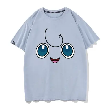 秀洛网红主播甜美少女可爱卡通T恤修身显瘦宽松性感显胸大上衣服图片