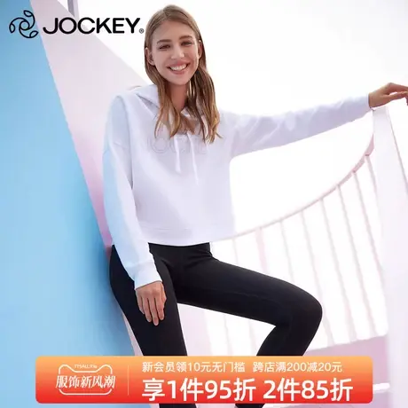 Jockey高腰瑜伽短裤女紧身翘臀防走光瑜珈长裤薄款夏季运动健身商品大图