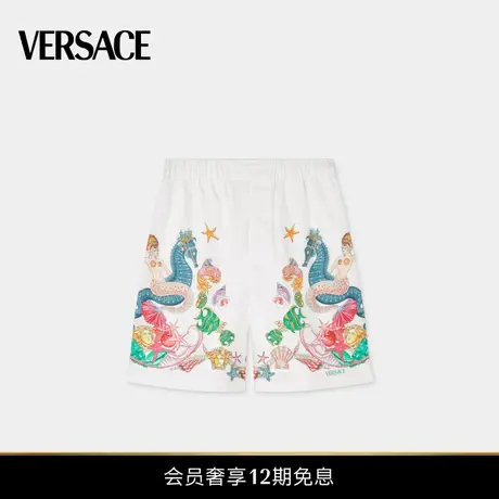 【夏日度假】VERSACE/范思哲 男士Coral Theatre棉质短裤图片