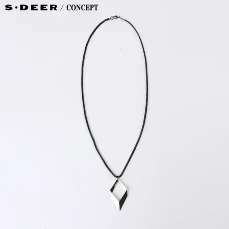 【新品】sdeer圣迪奥专柜正品女装简约几何链坠项链S15384353图片