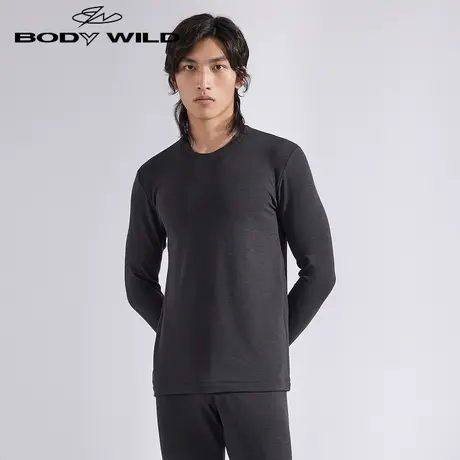 BODYWILD睡衣上衣家居服上装男士居家冬款ZBN72WW2图片