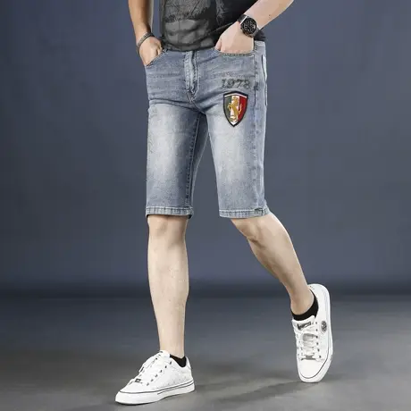 2025新款男士牛仔短裤商品大图