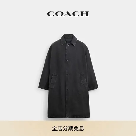 COACH/蔻驰男士棉质丹宁巴尔玛肯大衣图片