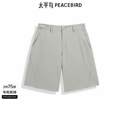 【商场同款】太平鸟男装舒适休闲裤肌理休闲时尚男士裤B1GCF2441商品大图