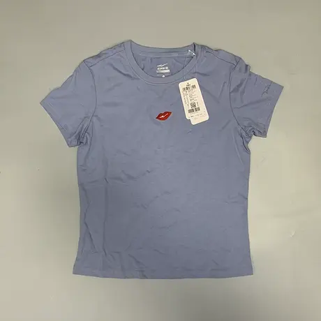 erke/鸿星尔克鸿星尔克短袖夏季女生T恤纯棉圆领短袖衫操场运动服图片