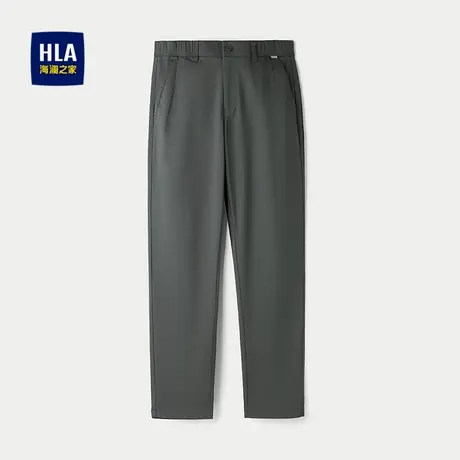HLA/海澜之家锥形休闲九分裤25秋冬新商务休闲简约柔软中腰裤子男图片