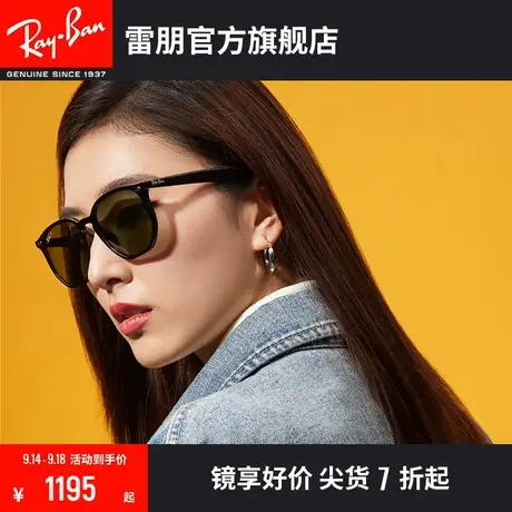 RayBan雷朋太阳镜多边形大框时尚偏光墨镜0RB4306F商品大图